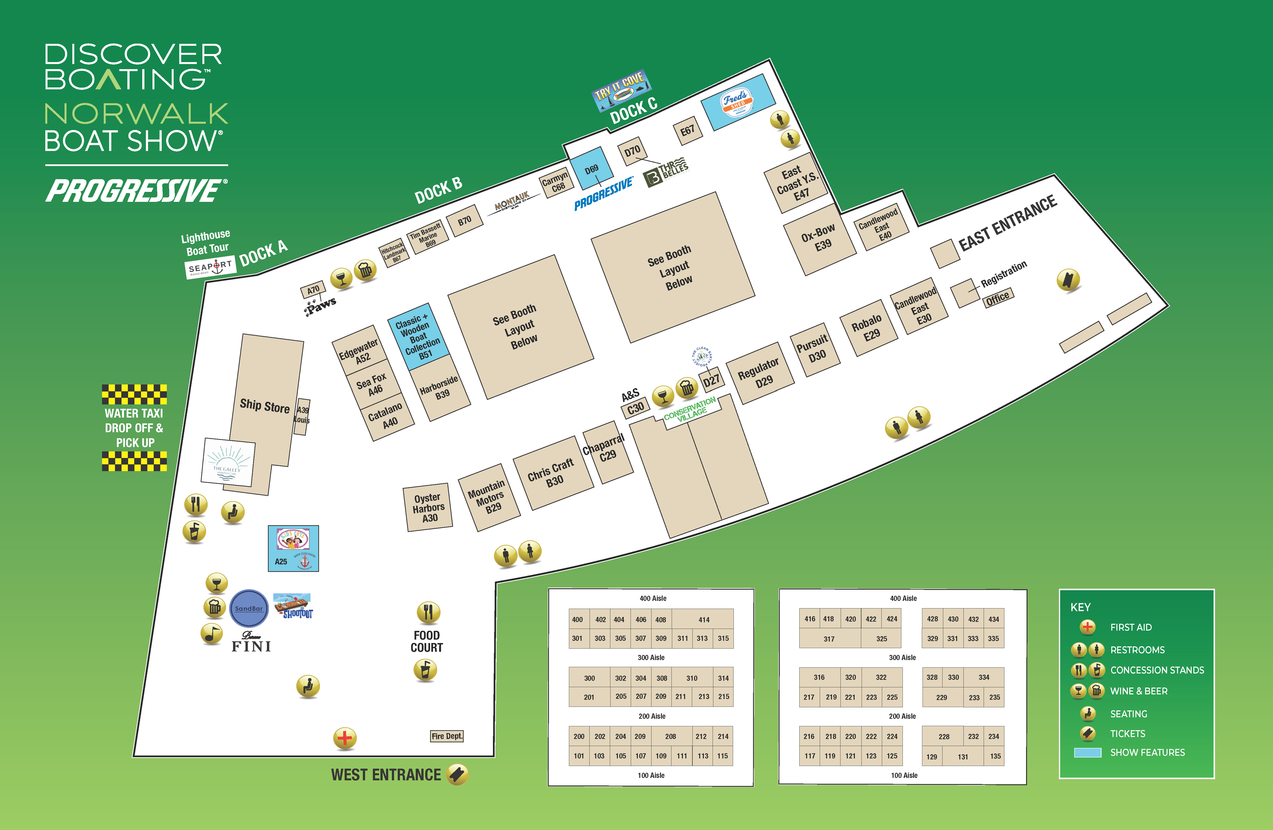 Norwalk Boat Show Map Page 1