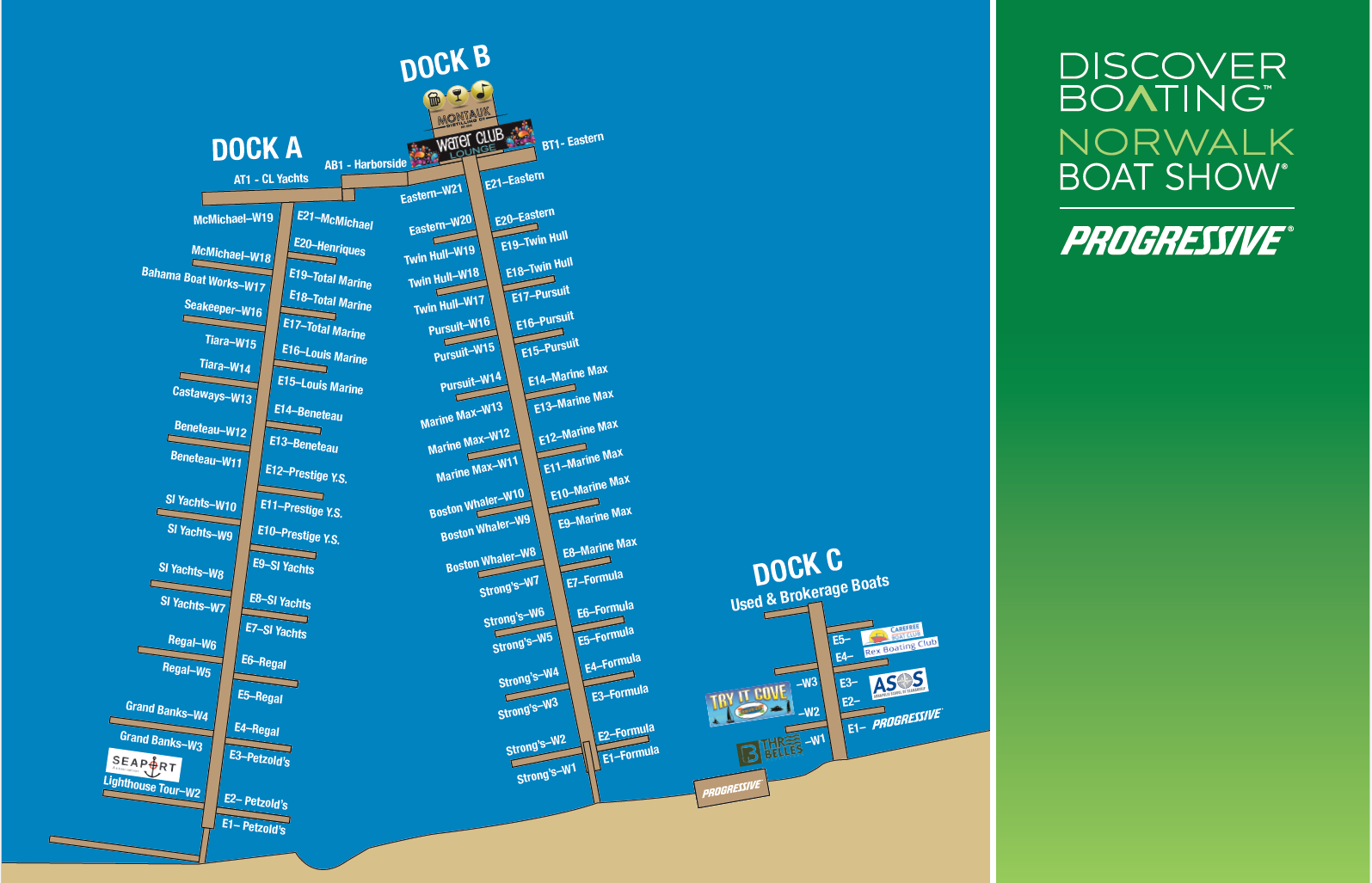 Norwalk Boat Show map 2